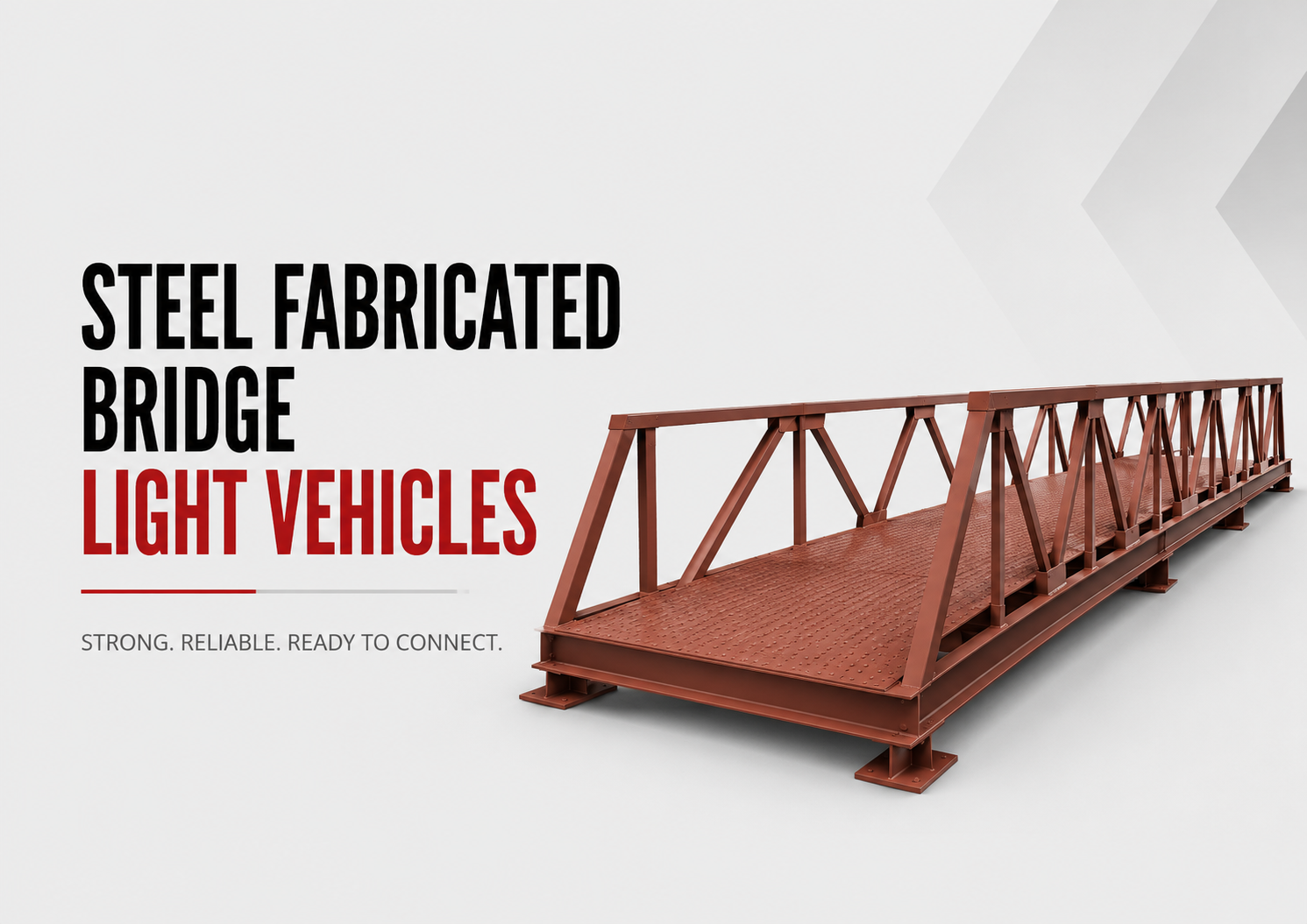 Steel Fabricated Light Vehicle Bridge